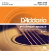 EJ41 Phosphor Bronze Комплект струн для акустической 12-струнной гитары, Extra Light 9-45, D'Addariо