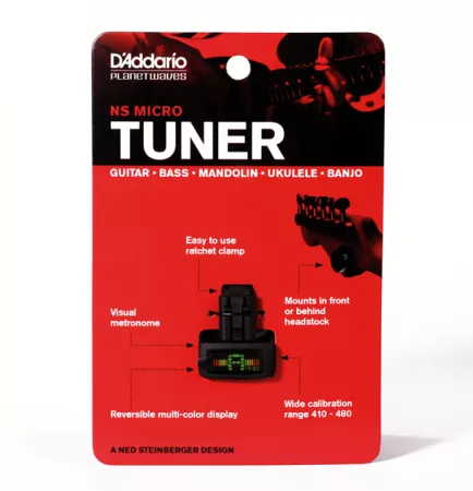PW-CT-12 NS Mini Headstock Тюнер на прищепке, Planet Waves