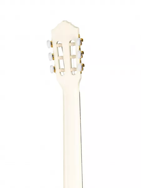 Family Series Pro Классическая гитара со звукоснимателем, размер 4/4, белая, Ortega, RCE145WH  рис.2 