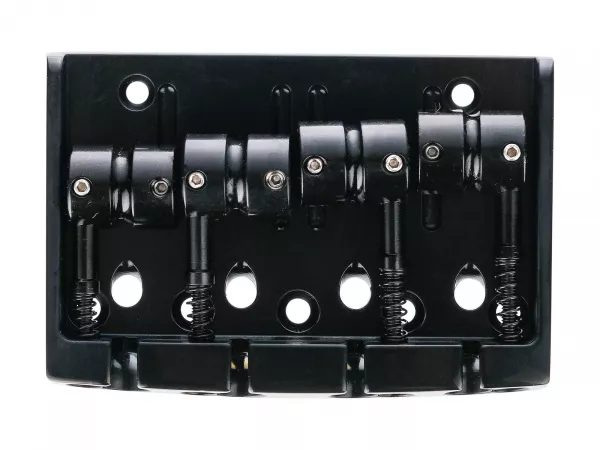 Бридж (струнодержатель) для бас-гитары, черный, Gotoh, 404SJ-4-B  рис.2 