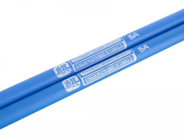 Colored Series QI 5A BLUE Барабанные палочки, орех гикори, синие, HUN, 10103003  рис.2 