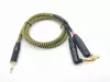 Кабель аудио 3.5-2х6.3мм, 1.25м, угловой, ZZcable, G47-3,5-2JR-0125-Z