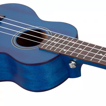 Mahogany Series Укулеле сопрано, с чехлом, синий, Cascha, HH-2266