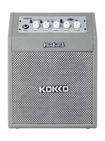 Mini Bomb Гитарный комбоусилитель портативный, 15Вт, серый, Kokko, KG-15-GY  рис.2 