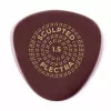 Primetone Медиаторы 12шт, толщина 1,5мм, скругленные, гладкие, Dunlop, 515R1.5