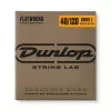 Flatwound Short Scale Комплект струн для 5-струнной бас-гитары, сталь, 40-120, Dunlop, DBFS40120S