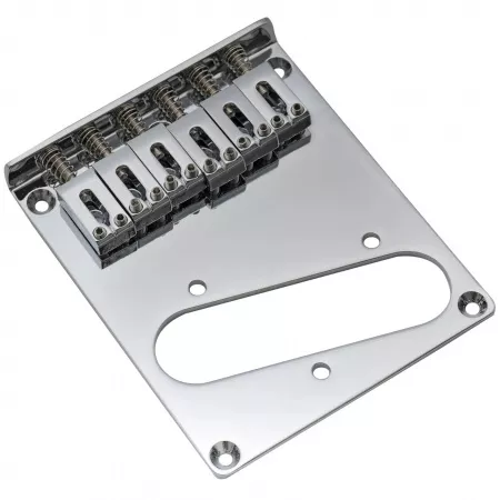 Бридж для Squier и Imported Tele, хром, Musiclily, MX2606CR