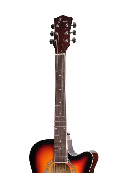 Акустическая гитара, санберст, с вырезом, Foix, FFG-1039SB  рис.2 