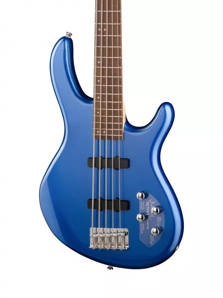 Action Series Бас-гитара 5-ти струнная, синяя, Cort, Action-Bass-V-Plus-BM  рис.2 