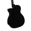 Luce Series Электро-акустическая гитара, черная, Cort, L60CE-BK