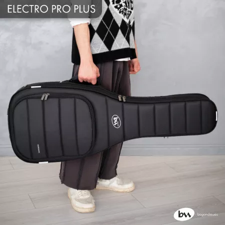 Electro Pro Plus Чехол для электрогитары, черный, BAG&music, BM1136