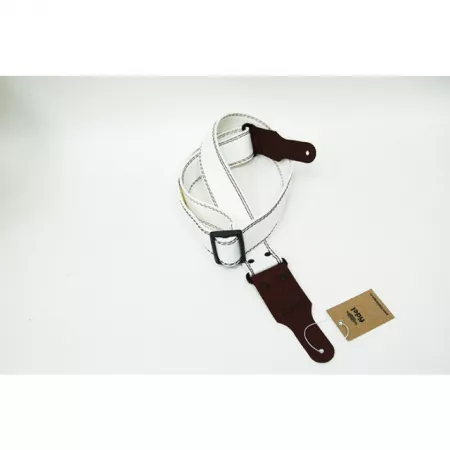 CottonDrive Ремень для гитары, белый, Fidel, FL10018CD