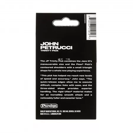 John Petrucci Trinity Медиаторы, 6шт, толщина 1,14мм, Dunlop, 545PJP1.4