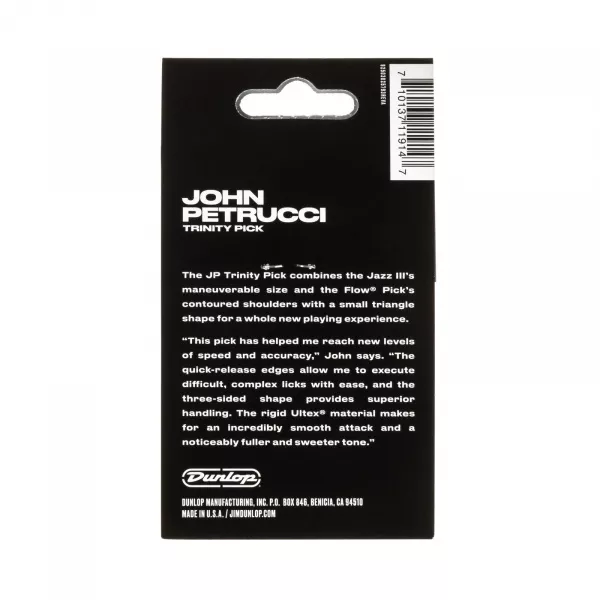 John Petrucci Trinity Медиаторы, 6шт, толщина 1,14мм, Dunlop, 545PJP1.4  рис.2 