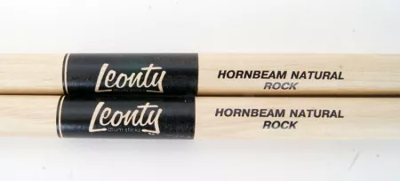 LRock Hornbeam Natural Rock Барабанные палочки, граб, деревянный наконечник, Leonty