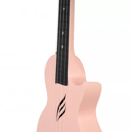 Carbon Fibre Укулеле концертный, с чехлом, розовый, углеволокно, Cascha, HH-2288