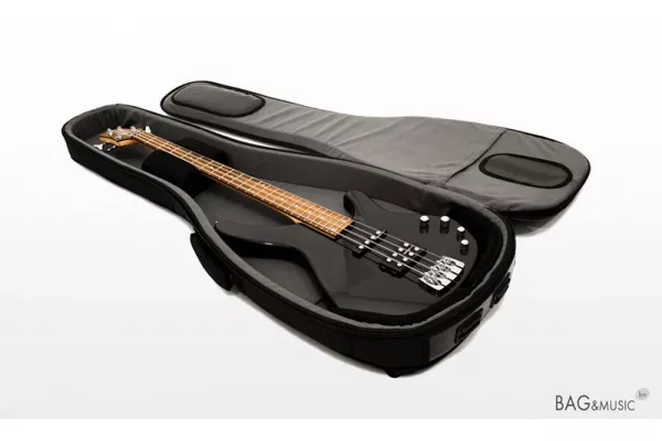 BM1033 Bass PRO Чехол для бас-гитары, серый, BAG&music