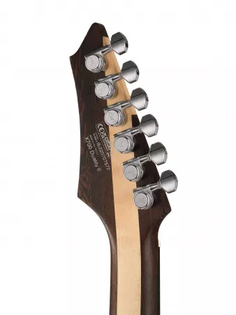 X Series Электрогитара, красная, с чехлом, Cort, X700-Duality-II-LVB