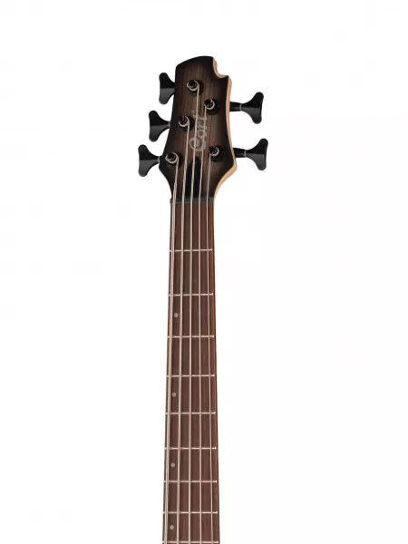 Artisan Series Бас-гитара 5-ти струнная, коричневый санберст, Cort, C5-Plus-ZBMH-TBB  рис.2 