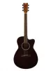 Гитара акустическая, с вырезом, черная, Yamaha, FS400C-SMB