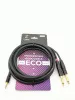 Кабель аудио 3.5-2х6.3мм, 5м, ZZcable, E52-3,5-2J-0500-0