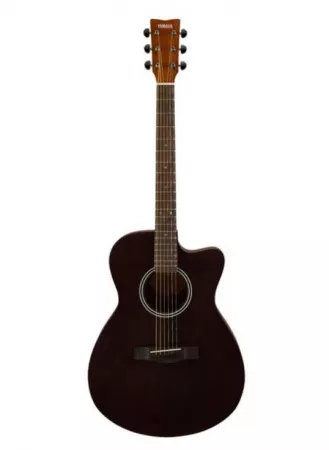 Гитара акустическая, с вырезом, черная, Yamaha, FS400C-SMB