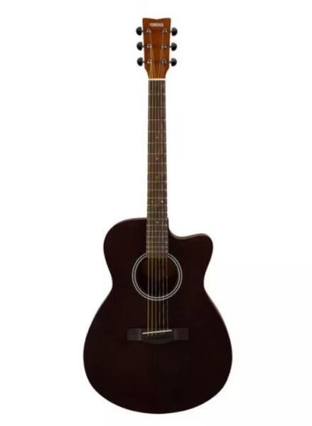 Гитара акустическая, с вырезом, черная, Yamaha, FS400C-SMB  рис.2 