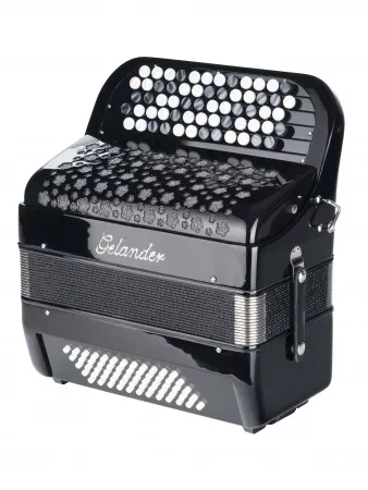 Кнопочный аккордеон 62/60, черный, Gelander, GH5060-BLACK
