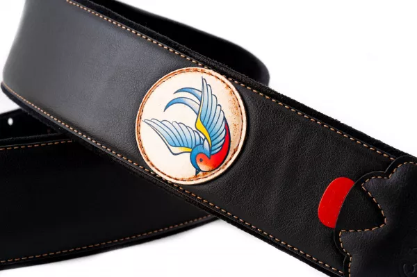 Groove Old School Swallow Ремень для гитары, текстиль/синтетика, RightOn Straps, 8419612002425  рис.2 