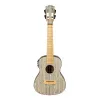 Bamboo Series Укулеле концертный со звукоснимателем, с чехлом, графит, Cascha, HH-2316E