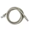 Патч-корд RJ-45 (m)-RJ-45 (m) 2.0м кат.5е ПВХ 26AWG, серый, в пакете, GoPower, 00-00027473