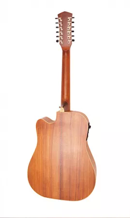 PW-460-12-NS Акустическая гитара 12-струнная, с чехлом, матовая, Parkwood