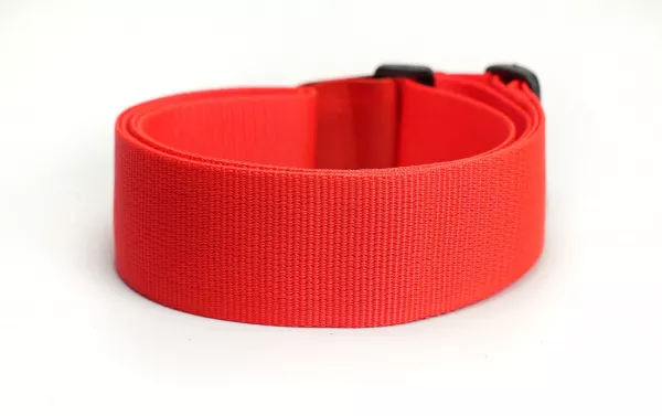 Ремень для гитары, нейлоновый, красный, Mamba straps, MB5031-090  рис.2 