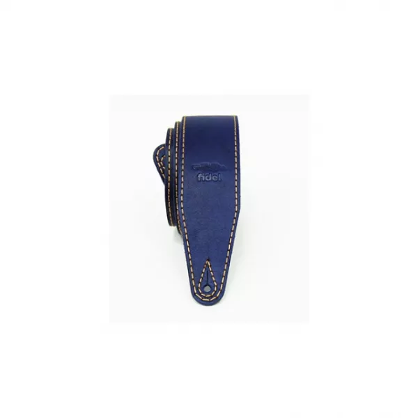 Leather 21 Ремень для гитары, кожаный, ультрамарин, Fidel, FL60010L21L  рис.2 