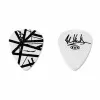 EVH White With Black Stripes Медиаторы 6шт, толщина 0.60мм, Dunlop, EVHP03