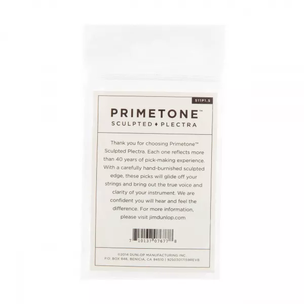 Primetone Медиаторы 3шт, толщина 1,5мм, стандартные, Dunlop, 511P1.5  рис.2 