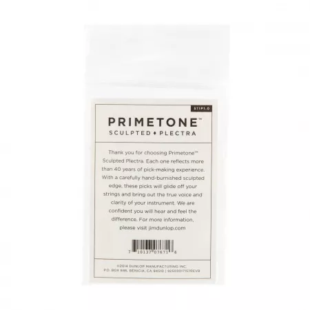 Primetone Медиаторы 3шт, толщина 1,00мм, стандартные, Dunlop, 511P1.0