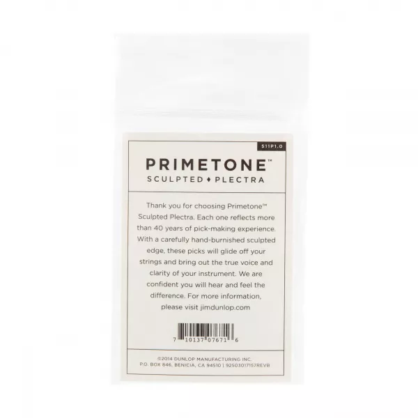 Primetone Медиаторы 3шт, толщина 1,00мм, стандартные, Dunlop, 511P1.0  рис.2 