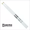 5A Барабанные палочки, граб, деревянный наконечник, белые, Kaledin Drumsticks, 7KLHBW5A