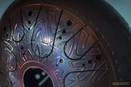 KSY.35.C.e1-2x Глюкофон 35см, полукруглые лепестки, двусторонний, гравировка 