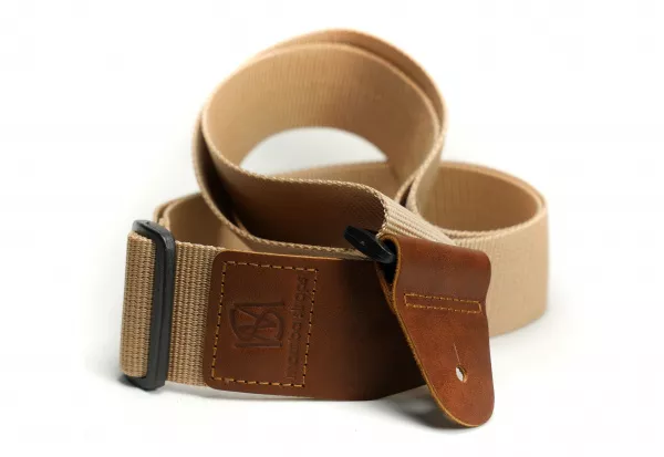 Ремень для гитары, нейлоновый, бежевый, Mamba straps, MB5031-153  рис.2 