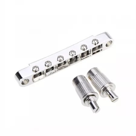 Бридж Tune-O-Matic для Epiphone Les Paul, никель, Musiclily, MX1277NK