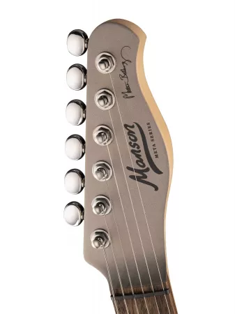 Manson Series Электрогитара, серебристая, Cort, MBM-1-SS