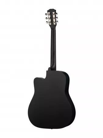 Акустическая гитара 41", с вырезом, черная, Fante, FT-221-BK