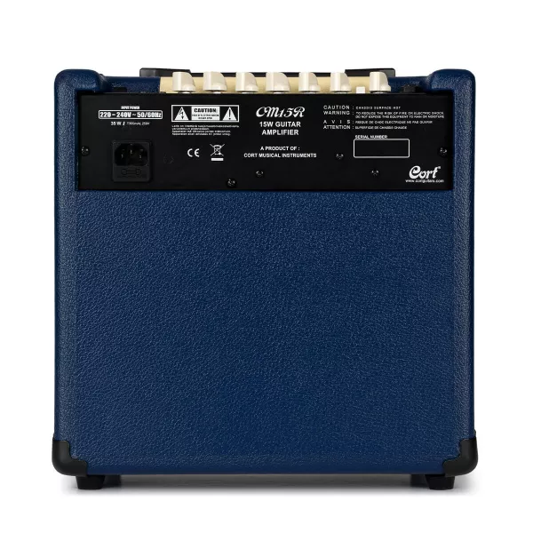 CM Series Гитарный комбоусилитель, синий, 15Вт, Cort, CM15R-EU-DB  рис.2 