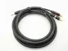 Кабель аудио 3.5мм-2хRCA, 3м, ZZcable, E32-3,5-2RCA-0300