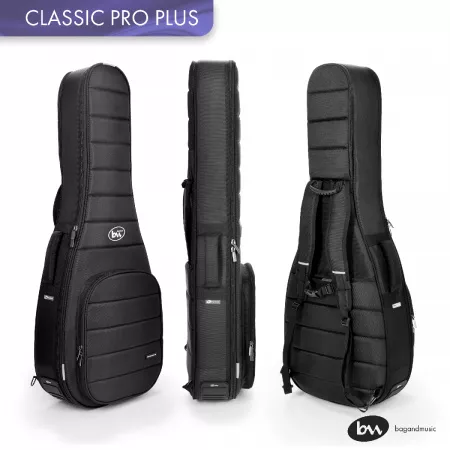 Classic Pro Plus Чехол для классической гитары, черный, BAG&music, BM1140