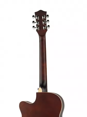 Акустическая гитара, санберст, с вырезом, Foix, FFG-1040SB