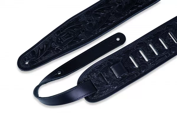 Heirloom Series Ремень для гитары, кожаный, черный, Levy's, PM44T01-BLK  рис.2 