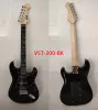Электрогитара, черная, VIVA, VST-200-BK